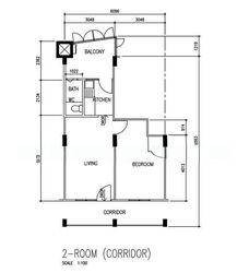 Blk 52 EAST PAYOH PALM (Toa Payoh), HDB 2 Rooms #610685691